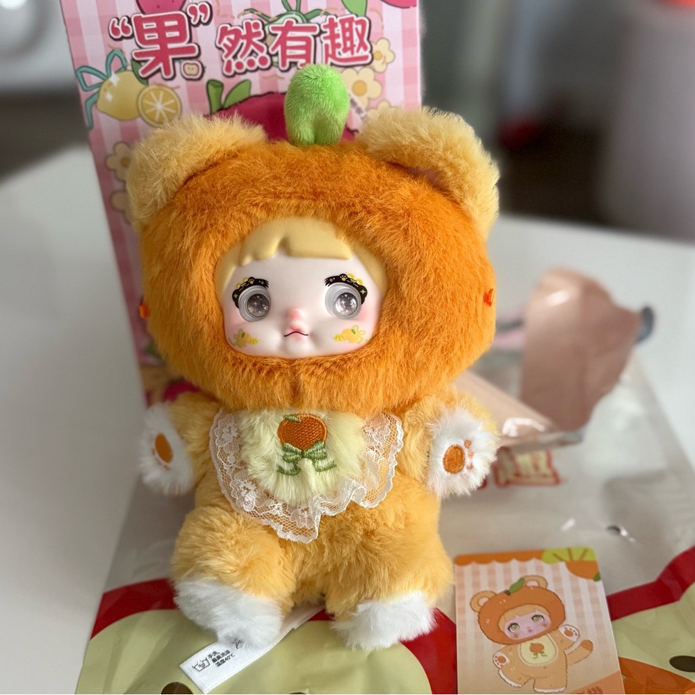 NEW w/ Box! NOMMI Interesting Fruits Series Orange Plush Blind Box Keychain Doll